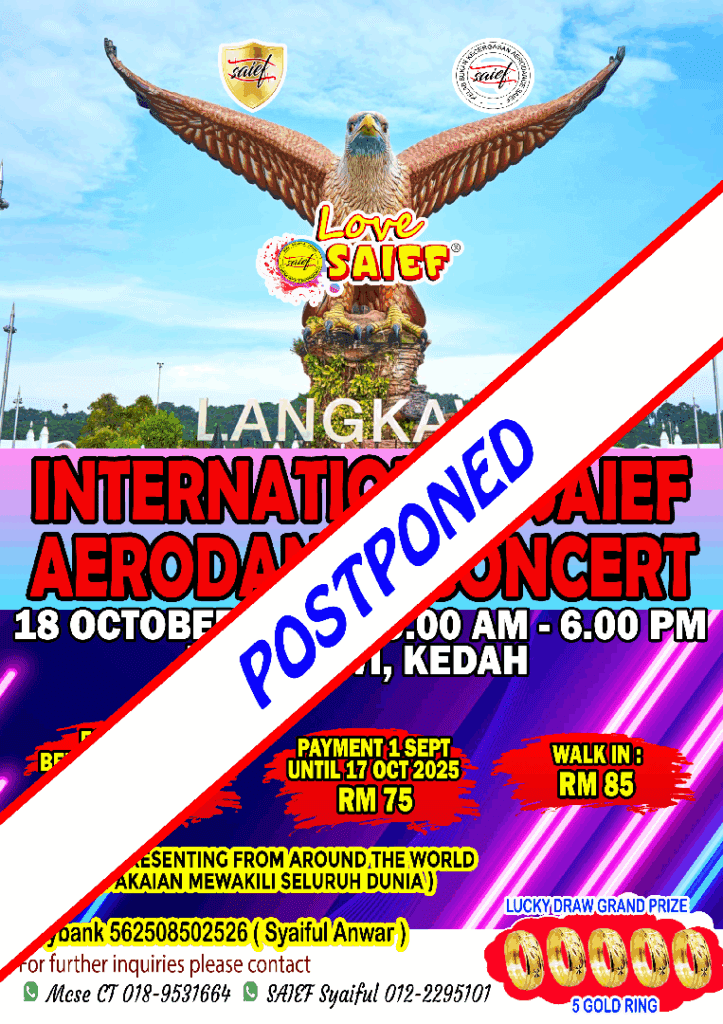 Kursus & Event SAIEF Malaysia Fitness Jun - Disember 2025 14 BLN 10 KONSERT MERDEKA 18 1